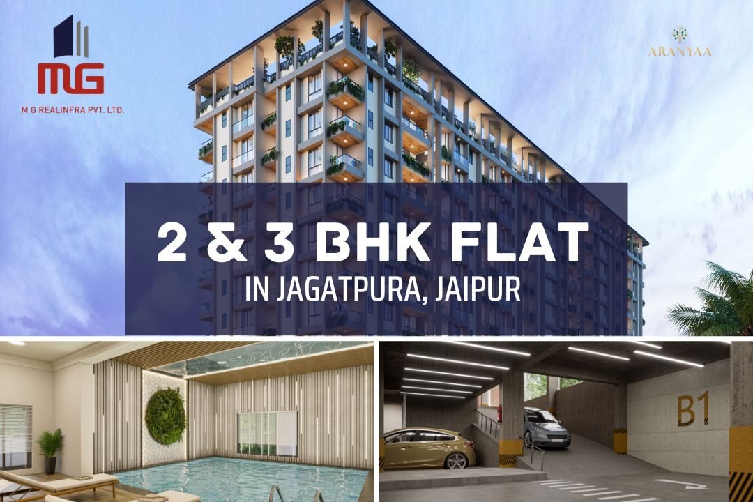 3 BHK Flats in Jagatpura Jaipur for Sale